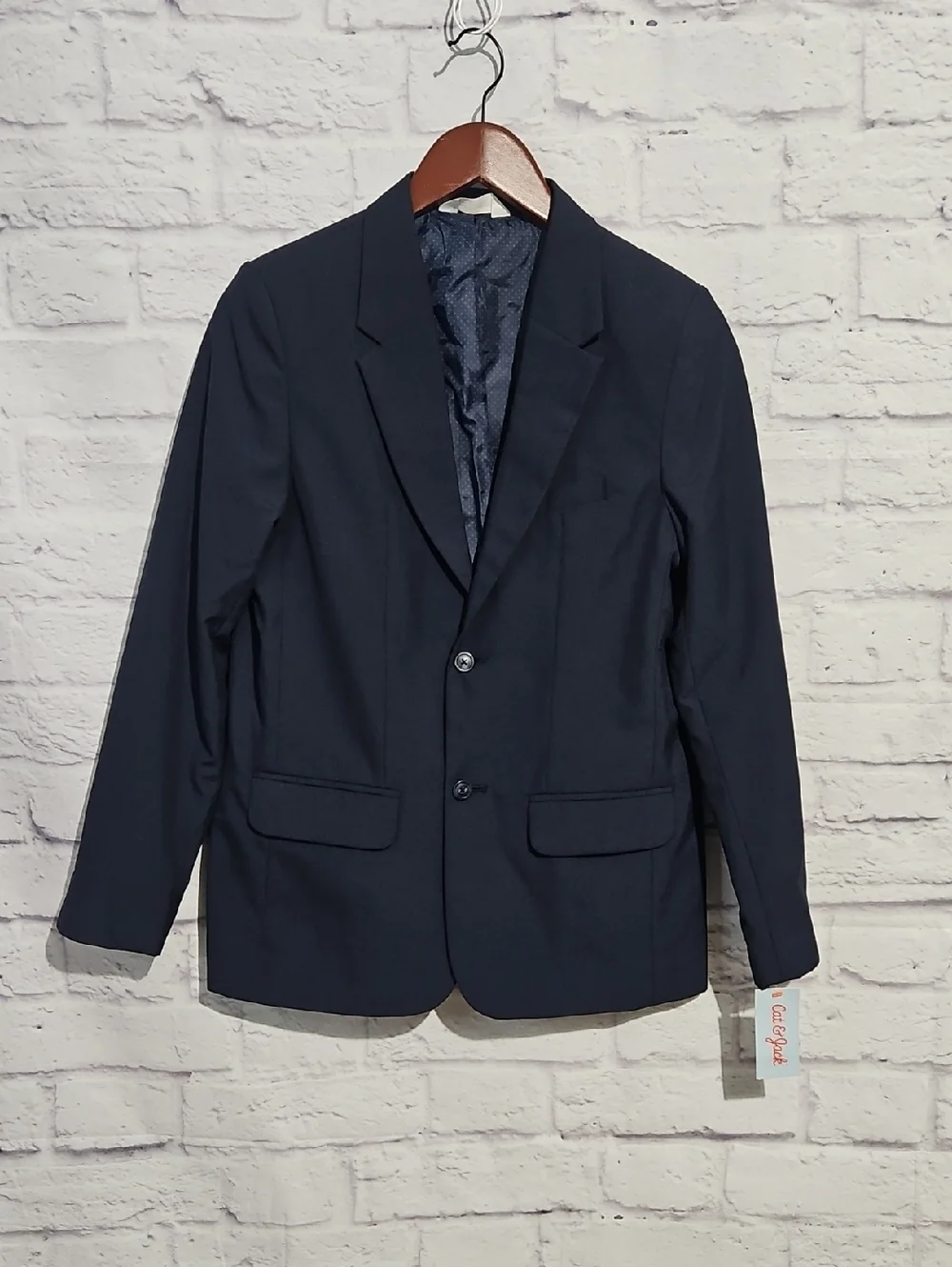 Cat & Jack Navy Blue Kids Blazer - Two-Button